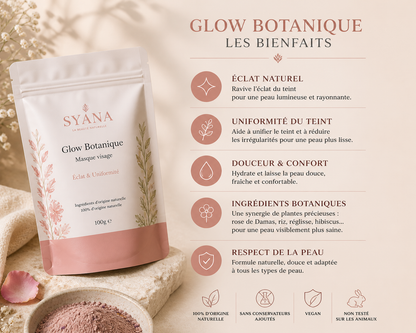 Glow Botanique – Masque visage - Eclat & Uniformité