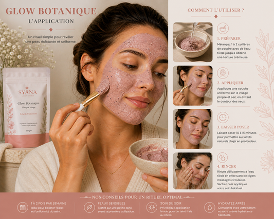 Glow Botanique – Masque visage - Eclat & Uniformité
