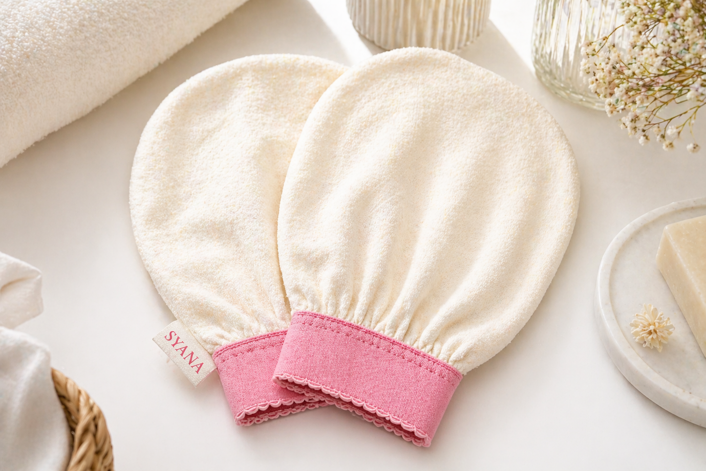 Gant Exfoliant en Soie – Peau Douce & Éclat Naturel