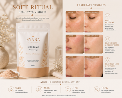 Soft Ritual – Masque visage - Apaisant & Hydratant