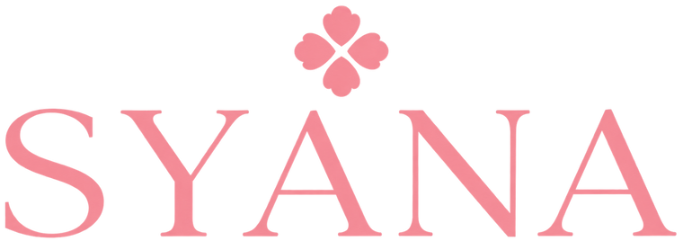 Logo SYANA rose sur fond transparent